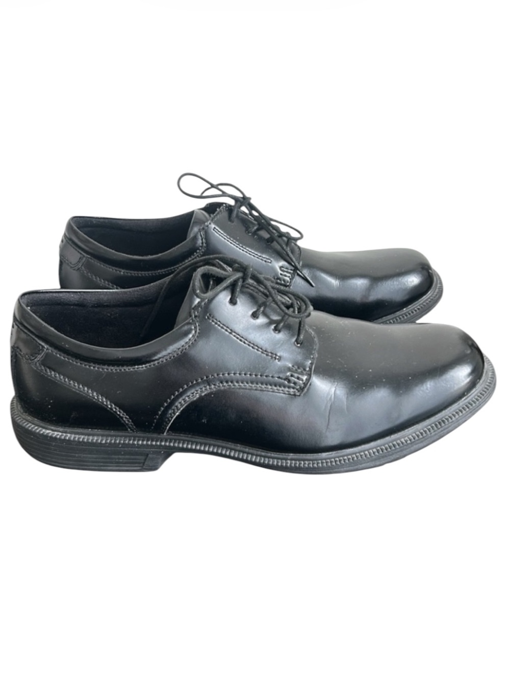 Nunn Bush KOR Comfort Gel Black Leather Dress Shoes Men’s Size 11 W